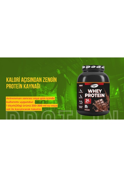 Conlast Whey Protein Kurabiyeli 2000g 24 G Yüksek Protein Yenilenen Aromasıyla Kurabiye