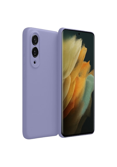 Samsung Galaxy Uyumlu - S25 Edge First Silikon - Lila