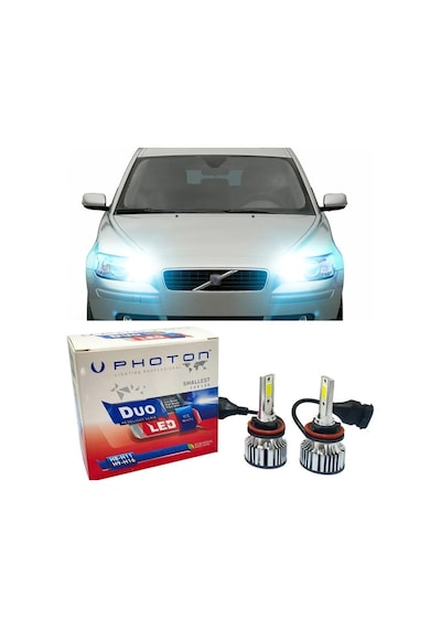 Volvo V50 Led Xenon Kısa Far Ampulü H7 Duo Yeni Seri Beyaz 2007-2012
