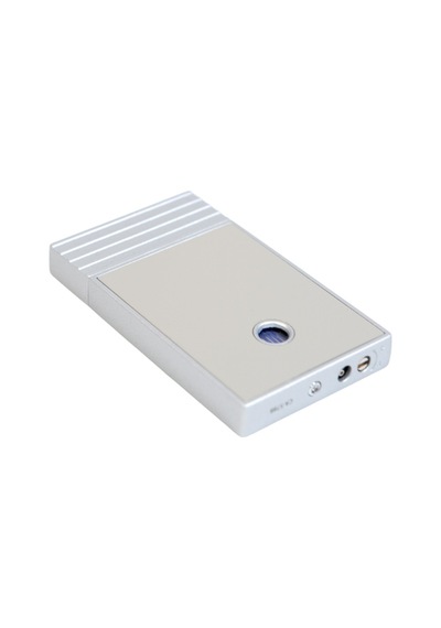 Caseti Tek Torch Perde Alev Bej Gümüş Metal Puro Çakmağı