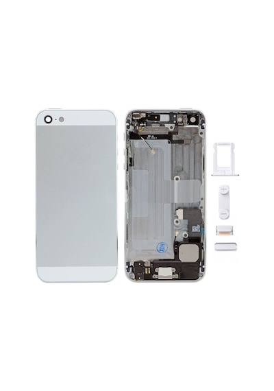 Apple Uyumlu iPhone 5g Kasa Kapak Dolu Beyaz