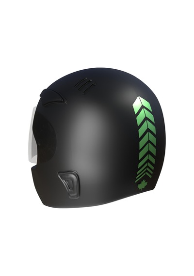 2 Adet Sport Kask, Araba Ayna Orman Yeşili Kask Sticker Çınar Extreme
