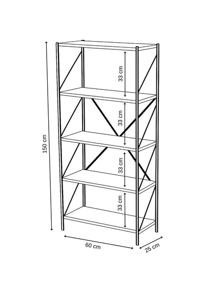 Titan Saksılık Saksı Çiçek Standı Rafı Dekoratif Çok Amaçlı Saksılık 150x60cm Atlantikçam Kahverengi