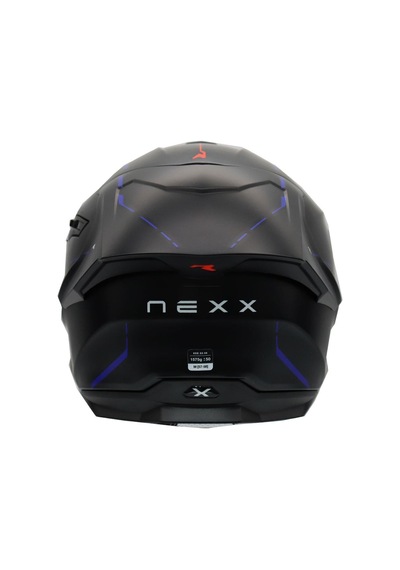 Nexx Y.100R React Kapalı Motosiklet Kaskı Mavi