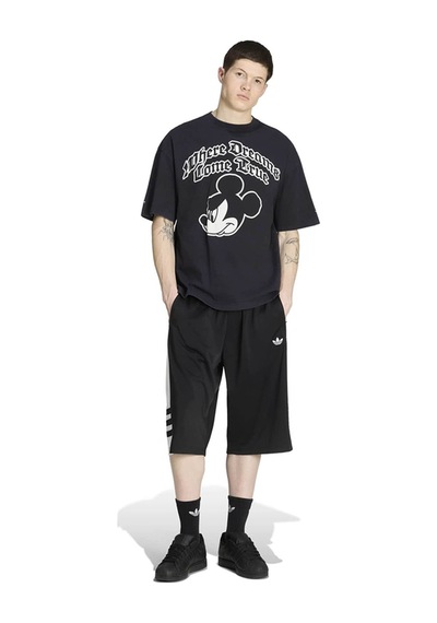 Adidas Erkek T-shirt Adidas Disney Mickey Mouse Dreams T-shirt Ia4402 Siyah