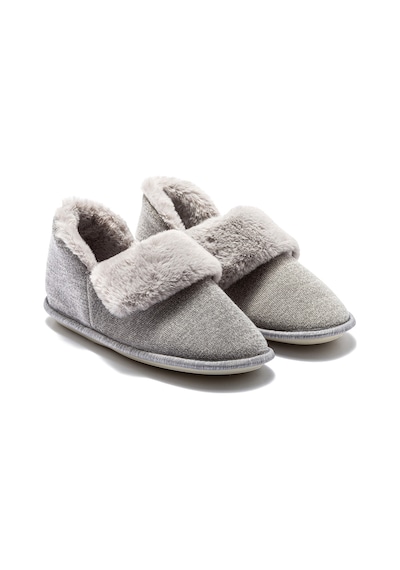 Twigy Martha Kadın Peluş Ev Botu Gri 37/41 Gri