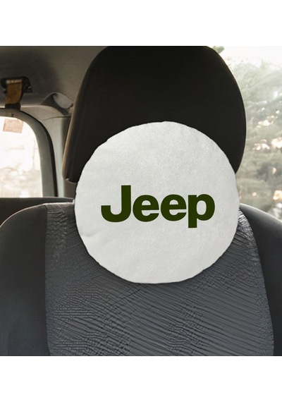 Bk Gift Jeep Tasarımlı Yuvarlak Araç Koltuk Yastığı-1