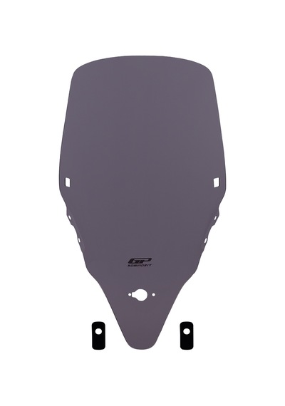Gp Kompozit Kymco Downtown 250i 2022-2024 Uyumlu Ön Tur Camı Füme 72 Cm