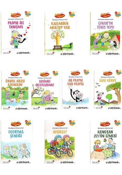Defne Ve Çınar Okuduğumu Anlıyorum Seti Dörtrenk Yayınları