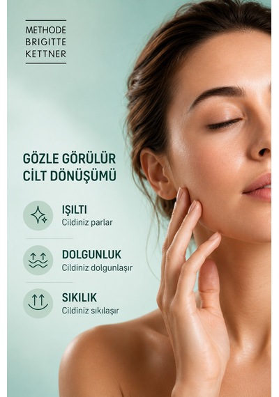 Methode Brigitte Kettner Lifting Hyaluron Cell Mask 4er Set Hyaluron Destekli Sıkılaştırıcı Maske