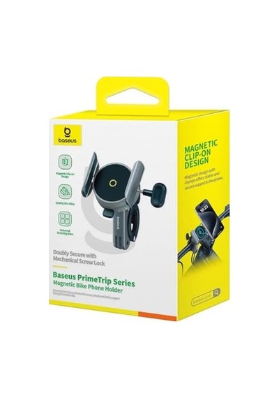 Primetrip Series Manyetik Bisiklet Telefon Tutucu, Cosmic, Siyah