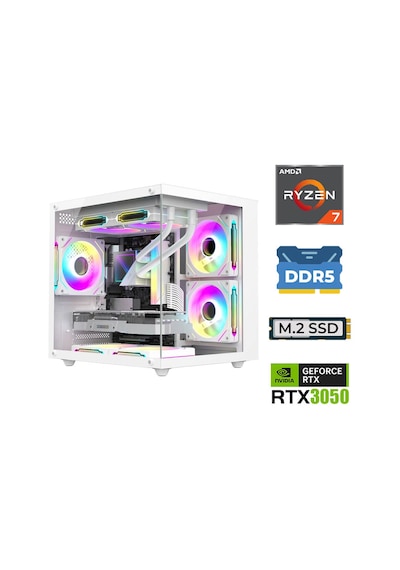 Xaser Elite X20 R7-7800X3D 32 GB 1 TB SSD RTX3050 Masaüstü Oyuncu Bilgisayarı
