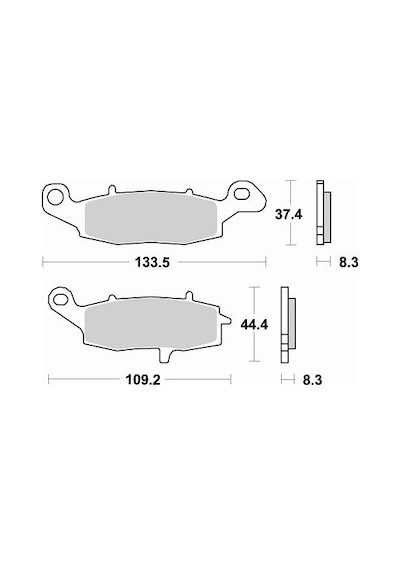 Kawasakı Klr 650 Brakıng Ön Fren Balatası 1995 - 2007 782Cm55