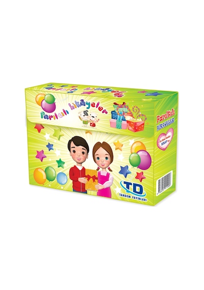 2. 3. Sınıflar İçin Tavsiyeli Parıltılı Çocuk Hikayeleri Kutulu 8 Kitap + Değerlendirme Soruları