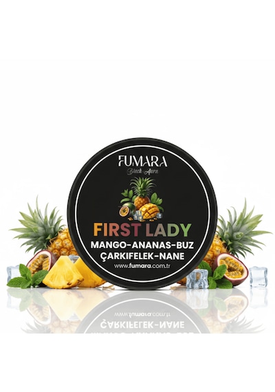 Fumara First Lady - Mango, Ananas, Buz, Çarkıfelek, Nane Aromalı Nargile Melası 200gr