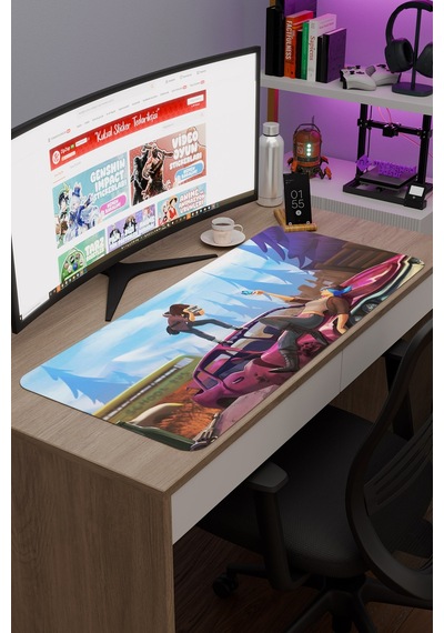 Life İs Strange Kaymaz Dikişli Kauçuk Oyuncu Mousepad V1 - 90x40 Xxl Gaming Mouse Pad Fare Altlığı