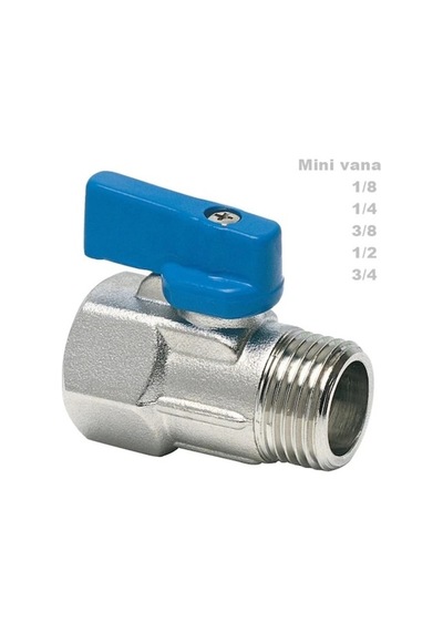 Mini Küresel Vana 1/8-1/4-3/8-1/2-3/4 (467326727)