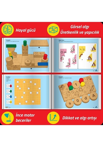 Dikkati Güçlendirme Seti Dgs Plus 5 Yaş Metal Kutu - Osman Abalı