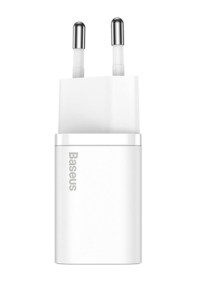 Baseus Super Si 20W PD Type-C Hızlı Şarj Adaptörü Beyaz