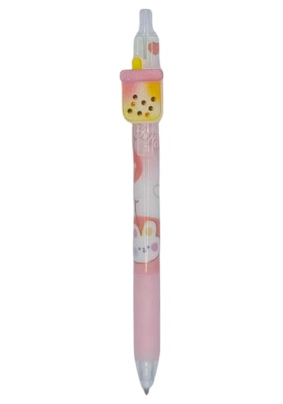 Bubble Tea İçecek Şekilli Uçlu Kalem 0.7 Versatil Kalem - 1 Adet Çok Renkli