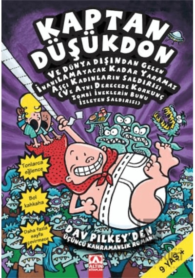 Kaptan Düşükdon-Dünya Dışından Gele - Dav Pilkey - Altın Kitaplar