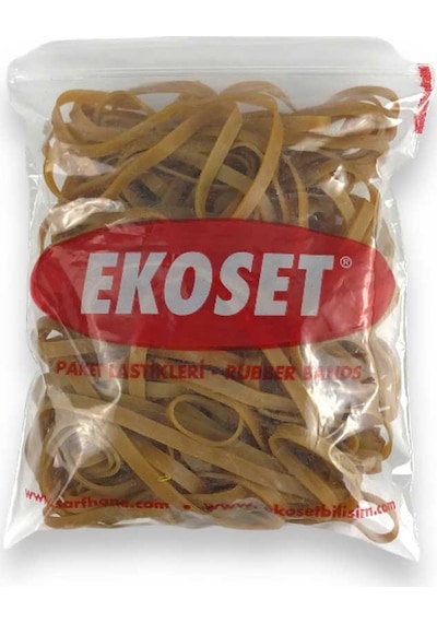 Ekoset 15 CM Kalın Paket Lastiği 200 Adet 150 x 5 MM