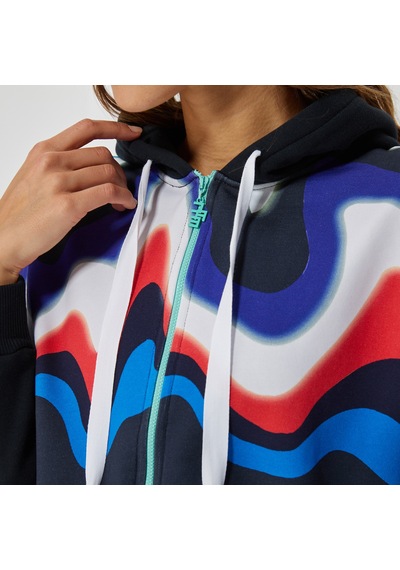Ace Nayman Angela Renkli Hoodie Sweatshirt Çok Renkli