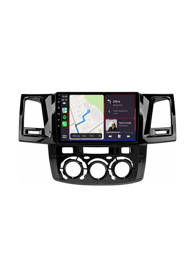 Toyota Fortuner 2008 Android Multimedya Carplay Android Auto Navigasyon 10gb Ram 256gb Pro 9"