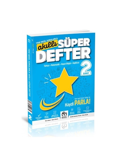 Model Eğitim Yayınları 2. Sınıf Tüm Dersler Süper Akıllı Defter Y