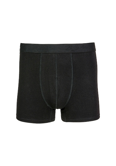 Bsm Erkek Modal Pamuk Dıştan Lastik Yüksek Kalite Yumuşak Rahat Boxer Siyah