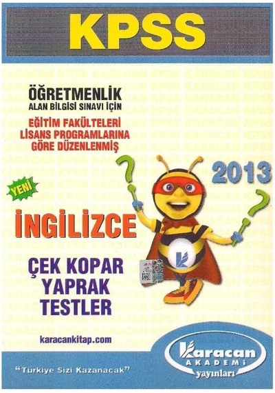 Karacan Akademi Kpss İngilizce Çek Kopar Yaprak Testler
