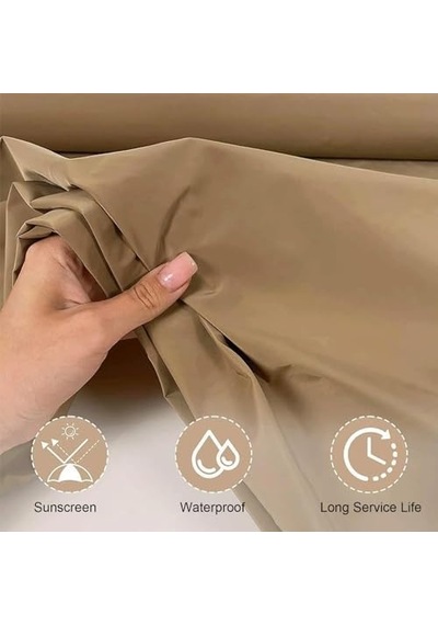 Dış Veranda Şemsiyesi İçin Kumaş Örtü, 6/8 Çubuk Yedek, Pazar Masa Şemsiyesi İçin Yedek Kumaş Sarı, 8 Çubuk/270 Cm 8,8 Ft Diğer