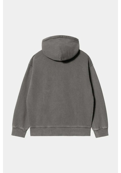 Carhartt Wıp Hooded Vista Sweat - Gri Oversized Fit Pamuklu Kapüşonlu Üst
