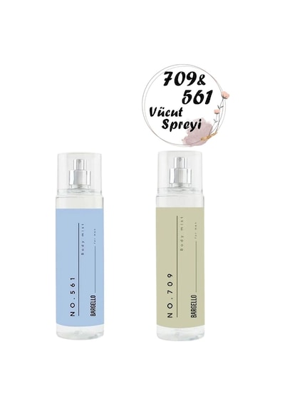 Vücut Spreyi Seti Erkek No 709 - Erkek No 561 210 Ml + 210 Ml
