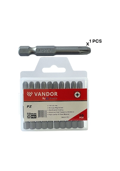 Bits Uç Matkap Ucu Tornavida Ucu Vidalama Ucu S2 Yüksek Kalite Çelik Spz3 50 - 637962027761
