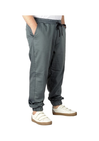 Mode Xl Büyük Beden Erkek Keten Jogger Bahar 21911B Antrasit 001