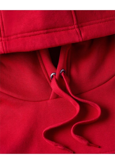 Tommy Hilfiger Hılfıger Chest Insert Hoody Erkek Kırmızı Sweatshirt - Mw0mw37361