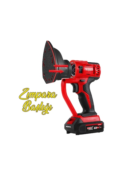 Rodex RPX2708F Şarjlı Akülü Matkap Çok Amaçlı 7 Değişebilir Başlıklı Matkap Vidalama 8 Parça
