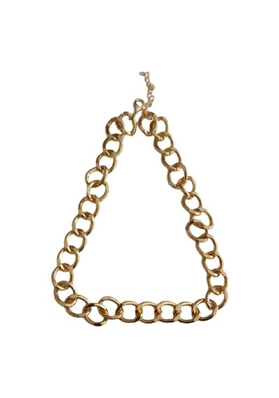 Lak Kaplama Kalın Zincir Kolye Gold 463952105 Altın