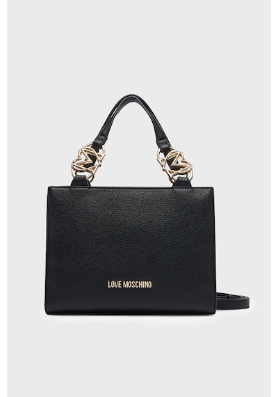 Love Moschino Logolu Çıkarılabilir Askılı Çanta Bayan Çanta Jc4006pp1plb0000 Siyah