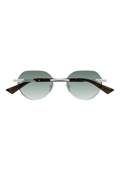 Bottega Veneta 1379s 002 51 Unisex Güneş Gözlüğü Gümüş