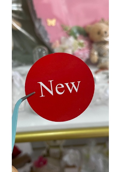New - E-ticaret Yuvarlak Yapışkanlı Etiket 4x4 Cm 70 Adet - Arl Etiket Tasarım Beyaz