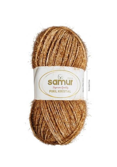 Pırıl Kristal Simli 286 Kahve 100 Gram-220 Metre