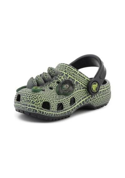 Crocs Classic Iam Scary Dino Clog T Çocuk Terlik Sandalet 211372-001 Siyah