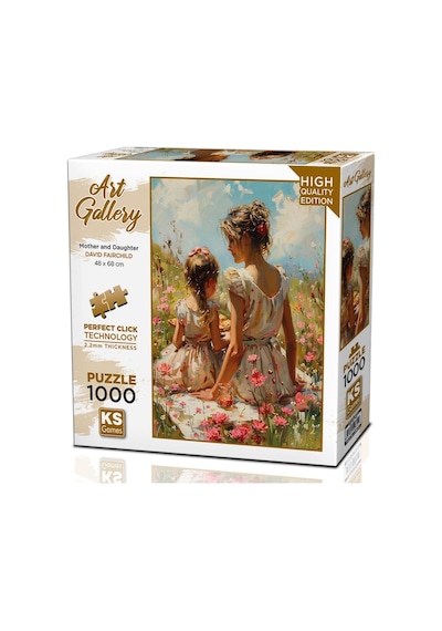 Ks Games 1000 Parça Anne Ve Kızı Puzzle - David Fairchild