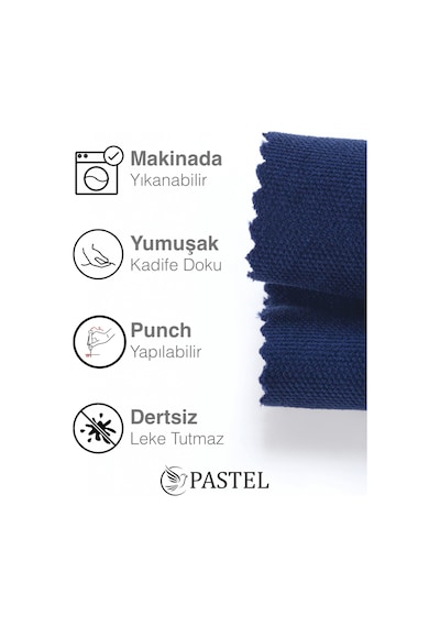 Br Pastel Kadife Dokulu Körfez Mavisi Kırlent Yastık Kılıfı Freedom Serisi Punch Için Uygun Körfez Mavisi