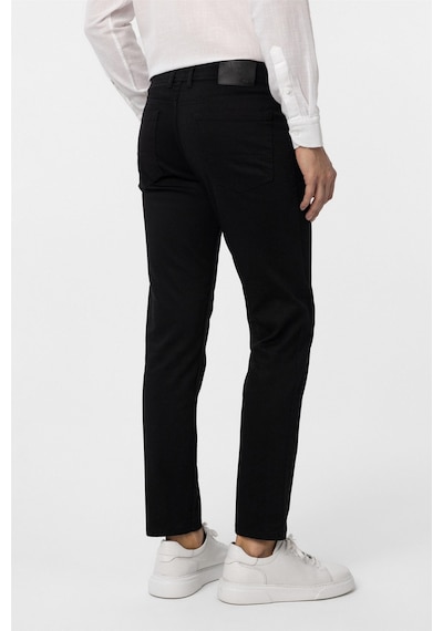 Süvari Siyah Slim Fit 5 Cep Kalıp Armürlü Kanvas Pantolon-35421 Siyah Süvari Siyah Slim Fit 5 Cep Kalıp Armürlü Kanvas Pantolon-35421 Siyah