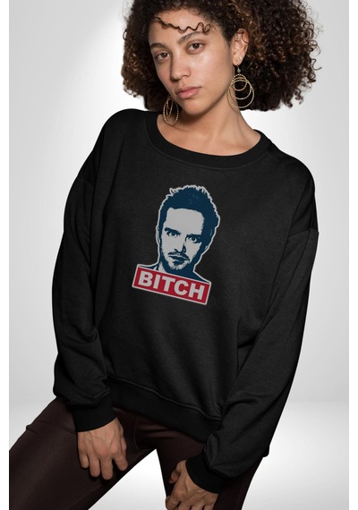 Breaking Bad Unisex Siyah Baskılı Sweatshirt Siyah