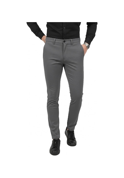 Deepsea Erkek Antrasit Modern Fit Likralı Kumaş Pantolon Günlük & Ofis Kullanımı 2602020 Antrasit