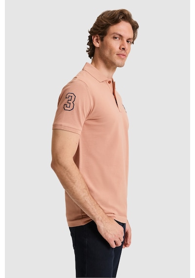 U.s. Polo Assn. Erkek Pudra Tişört Basic 50326920-vr042